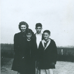 nelda with brothers & sister in arkansas, late 40's